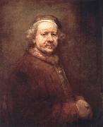 REMBRANDT Harmenszoon van Rijn Self-Portrait at the Age of 63,1669 USA oil painting artist